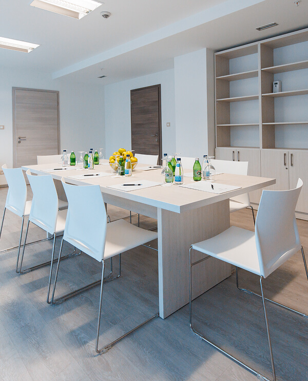 elegant white chairs and tables